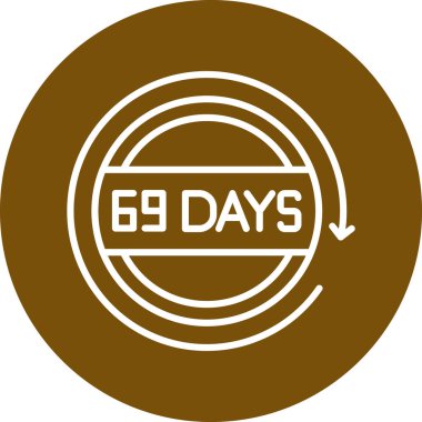 86 gün geri sayım simgesi, 816 gün simge