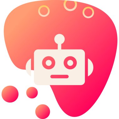 Beyin. Web simgesi basit illüstrasyon