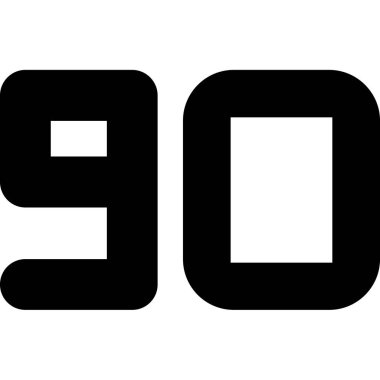 809 numaralı simge tasarım vektörü