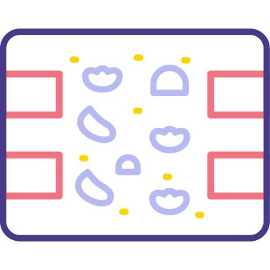 yiyecek ikonu vektör illüstrasyonu