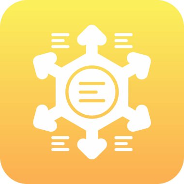 atom simgesi vektör illüstrasyonu