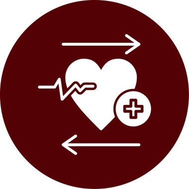 kalp simgesi, vektör illüstrasyonu