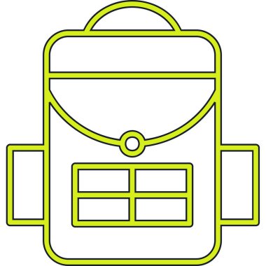 torba simgesi, vektör illüstrasyonu