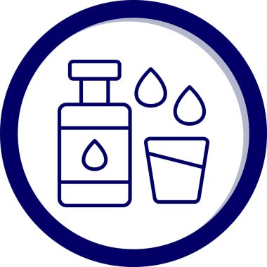 Su damlası. Basit tasarım