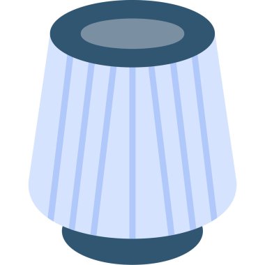 Yuvarlak düğmenin mavi rengi