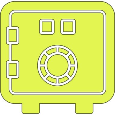 güvenli simge vektör illüstrasyonu