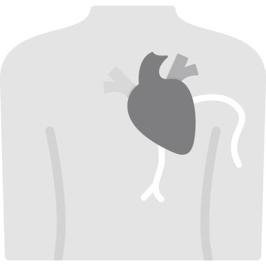 Bir kalbin vektör illüstrasyonu