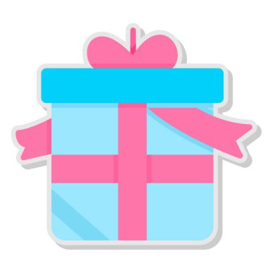 şerit yay ile hediye kutusu