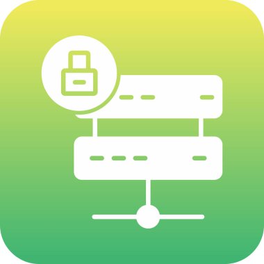 Modern b 'nin vektör çizimi güvenlik simgesinden yoksundur