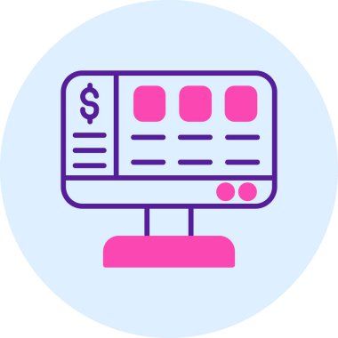 iş simgesi vektör illüstrasyonu