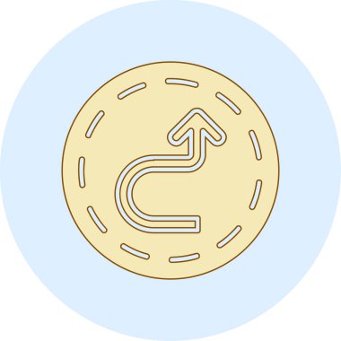 Şifreleme para sikkesi vektör illüstrasyon tasarımı