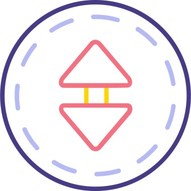 Bir simgenin vektör illüstrasyonu