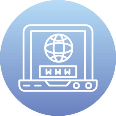 Ağ web simge vektör çizim