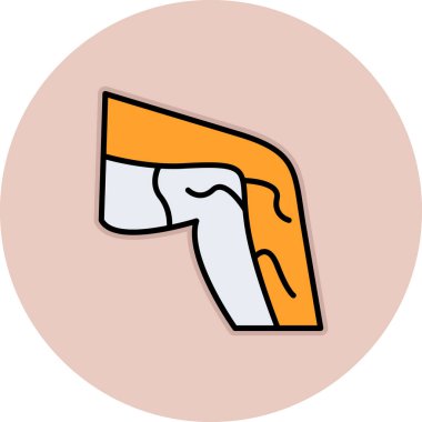 Modern b 'nin vektör illüstrasyonu insan vücudunun ikonundan yoksun