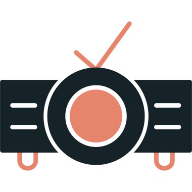 kamera simgesi vektör illüstrasyonu