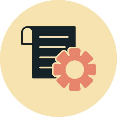 dişli simgesi vektör illüstrasyonu