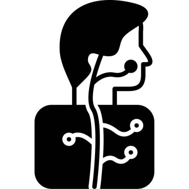 İnsan vücudu simgesi, vektör işareti