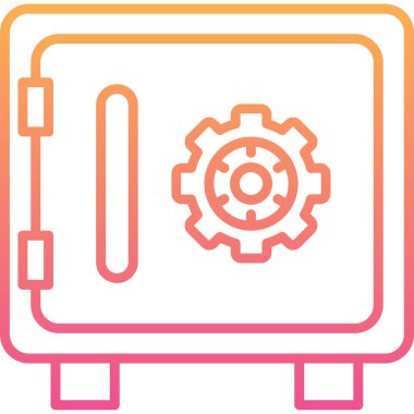 bilgisayar ayarı simgesi, basit vektör illüstrasyonu