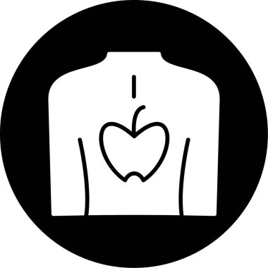 Gıda simgesinin vektör illüstrasyonu