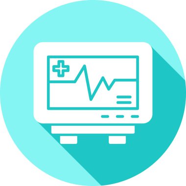 Modern b 'nin vektör illüstrasyonu tıbbi simgeden yoksun