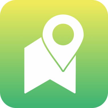 konum pin simgesi, vektör illüstrasyonu