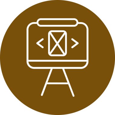 kod web vektör simgesi