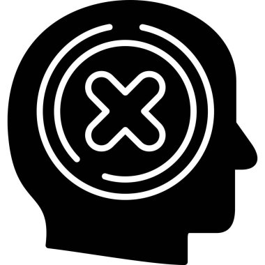 baş simgesi, basit illüstrasyon