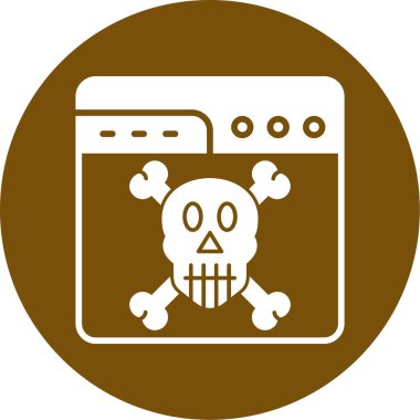 kafatası simgesi modada izole edilmiş arkaplan