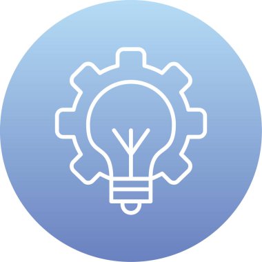 Moda biçimi izole edilmiş arkaplanda ampul simgesi