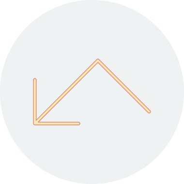 ev web renk vektörü simgesi