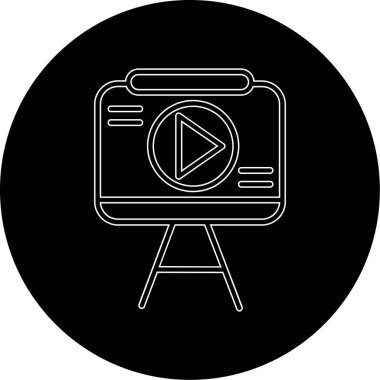 Modern eğitim ikonunun vektör illüstrasyonu