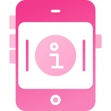 mobil uygulama vektör simgesi modern basit vektör çizimi