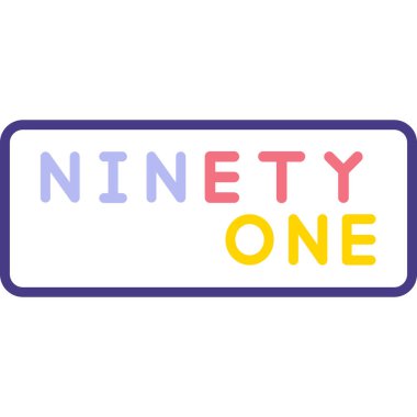 bir numaralı logo vektör tasarım şablonu