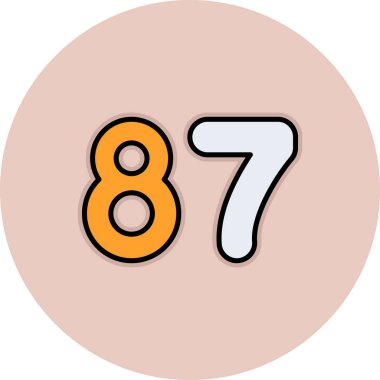 87 numara simge tasarımı