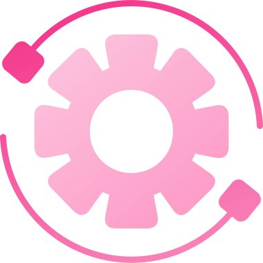 Çiçek. Web simgesi basit illüstrasyon