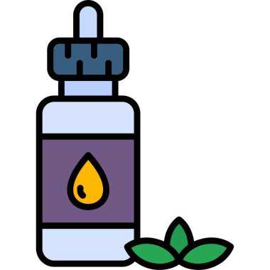 Yağ şişesi ikonu. Taslak yağ şişesi vektör simgesi rengi düz izole