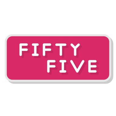 5 pembe vektör illüstrasyonunda 565 pul etiketi,