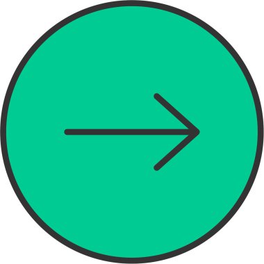 ok simgesi vektör illüstrasyonu