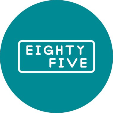 Beyaz arkaplanda izole edilmiş 6 numaralı simge