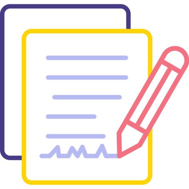 Kitap. Web simgesi basit illüstrasyon