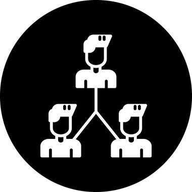 İnsan simgesinin vektör illüstrasyonu