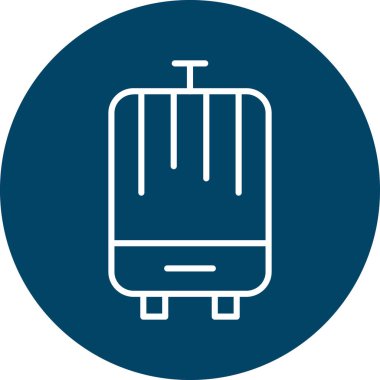 Kişisel ve ticari kullanım için vektör illüstrasyon simgesi. bavul