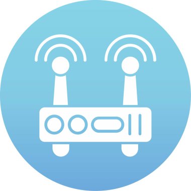 Araba simgesinin vektör illüstrasyonu