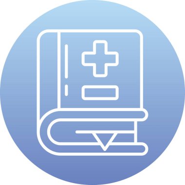 Hastane simgesi, vektör illüstrasyon tasarımı