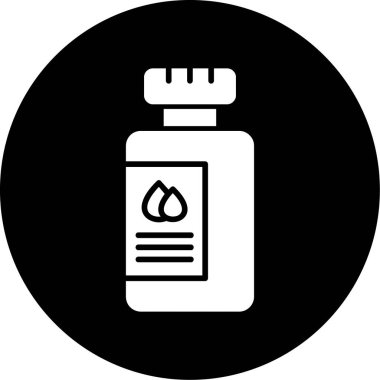 şişe simgesi, vektör illüstrasyonu