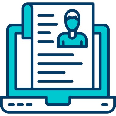 Pano ve belge vektör illüstrasyonlu iş adamı