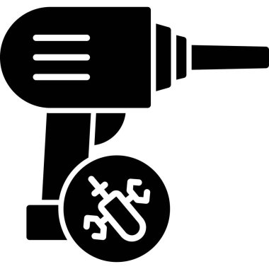 tornavida simgesi, basit vektör tasarımı