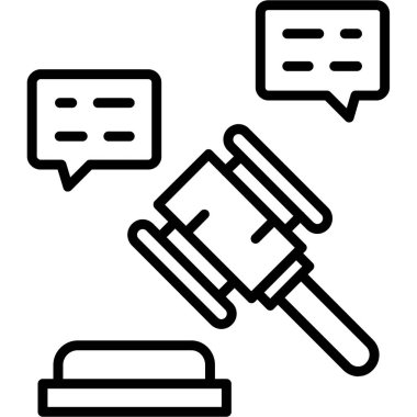 Yargıç Tokmak simgesi, taslak biçimi