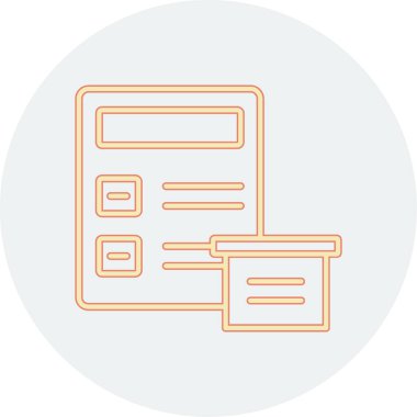 Ağ simgesi. Veri depolama vektör illüstrasyonu