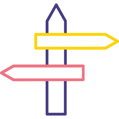 Ok. Web simgesi basit illüstrasyon